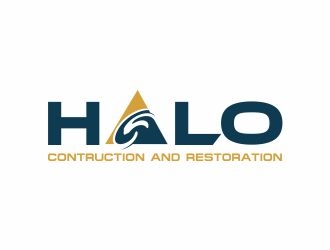 Halo Construction and Restoration logo design by 48art