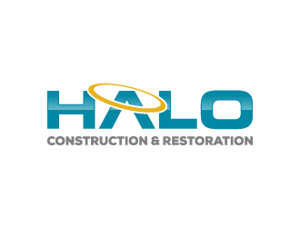 Halo Construction and Restoration logo design by pencilhand