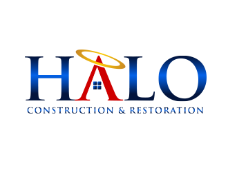 Halo Construction and Restoration logo design by BeDesign