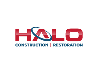 Halo Construction and Restoration logo design by pencilhand