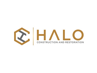 Halo Construction and Restoration logo design by bomie