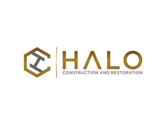 Halo Construction and Restoration logo design by bomie