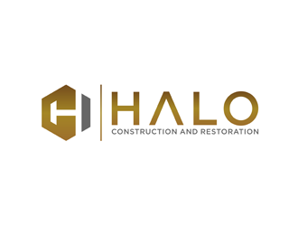 Halo Construction and Restoration logo design by bomie