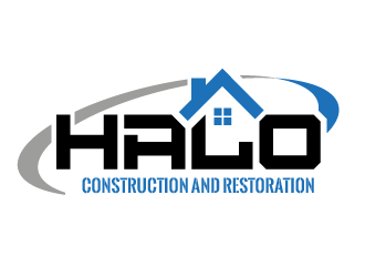 Halo Construction and Restoration logo design by prodesign