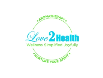 Love2Health logo design by cybil