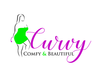 Curvy, Comfy and Beautiful logo design by bluespix