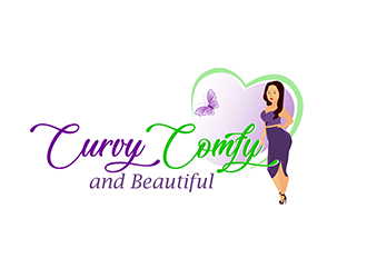 Curvy, Comfy and Beautiful logo design by 3Dlogos