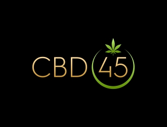 CBD 45 logo design by excelentlogo