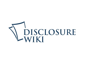 Disclosure Wiki logo design by PMG
