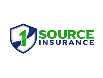 1 Source Insurance logo design by BeDesign