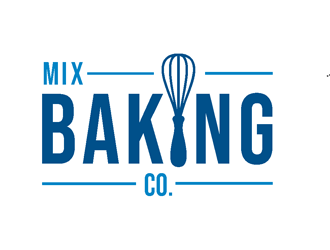 Mix Baking Co. logo design by coco
