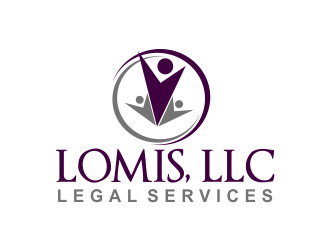 LOMIS, LLC Legal Services logo design by Greenlight