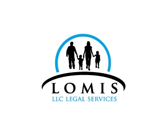 LOMIS, LLC Legal Services logo design by samuraiXcreations