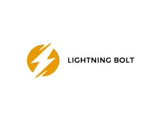 lightning bolt logo design by GrafixDragon