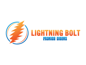 lightning bolt logo design by bluespix