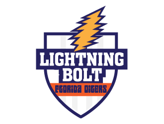 lightning bolt logo design by bluespix