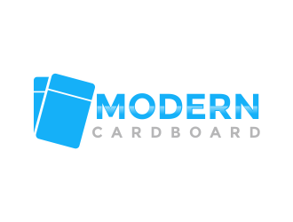 Modern Cardboard logo design by Girly