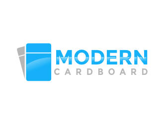 Modern Cardboard logo design by Girly