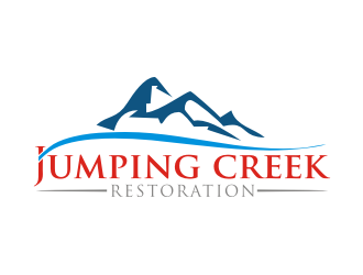 Jumping Creek Restoration logo design by Diancox
