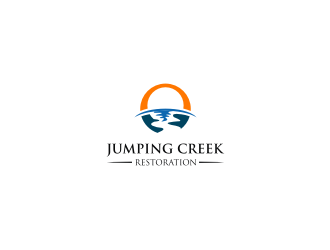 Jumping Creek Restoration logo design by cecentilan
