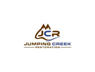 Jumping Creek Restoration logo design by bricton