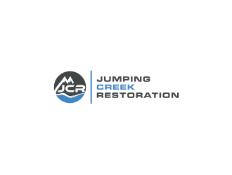 Jumping Creek Restoration logo design by bricton