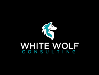 White Wolf Consulting logo design by oke2angconcept