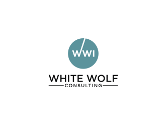 White Wolf Consulting logo design by mbamboex