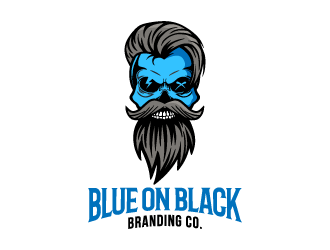 Blue On Black Branding Co. logo design by shadowfax