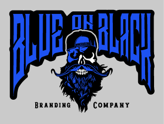 Blue On Black Branding Co. logo design by IanGAB