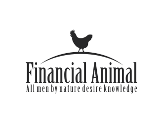 [Name] Financial Animal [Slogan or Tag Line] All men by nature desire knowledge. logo design by Upiq13