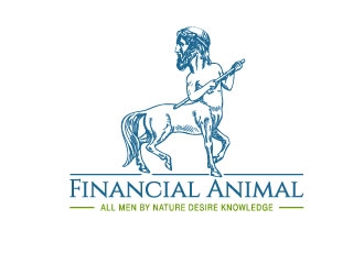 [Name] Financial Animal [Slogan or Tag Line] All men by nature desire knowledge. logo design by AYATA