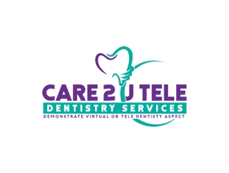 Care 2 U   Tele-Dentistry Services    logo design by fawadyk