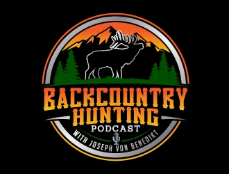 Backcountry Hunting Podcast logo design by jaize