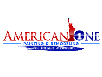 American One Painting & Remodeling  logo design by 3Dlogos