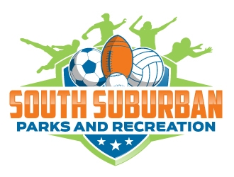 South Suburban Parks and Recreation logo design by ElonStark
