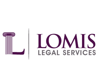 LOMIS, LLC Legal Services logo design by PMG