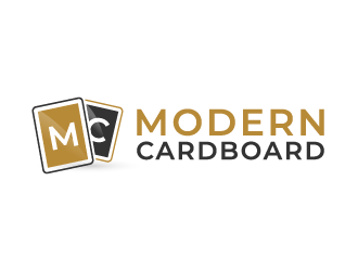 Modern Cardboard logo design by akilis13