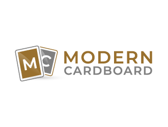 Modern Cardboard logo design by akilis13