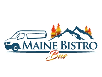 Maine Bistro Bus logo design by PMG