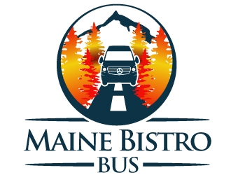 Maine Bistro Bus logo design by PMG