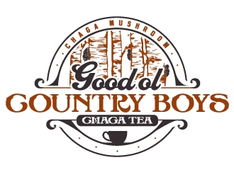 Good Ol Country Boys Chaga Tea logo design by Ultimatum