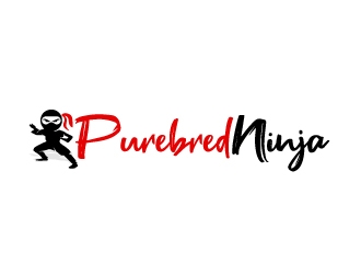Purebred Ninja logo design by ElonStark