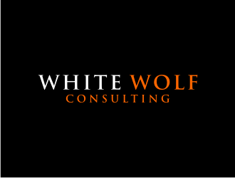White Wolf Consulting logo design by bricton