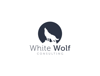 White Wolf Consulting logo design by ndaru