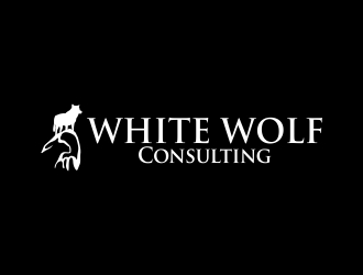 White Wolf Consulting logo design by mckris