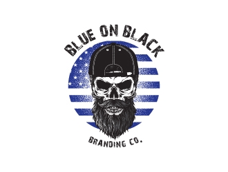 Blue On Black Branding Co. logo design by emberdezign