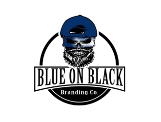 Blue On Black Branding Co. logo design by bougalla005