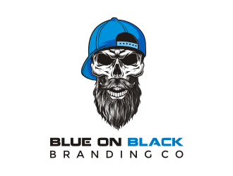 Blue On Black Branding Co. logo design by ramapea