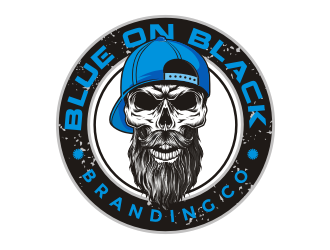 Blue On Black Branding Co. logo design by ramapea